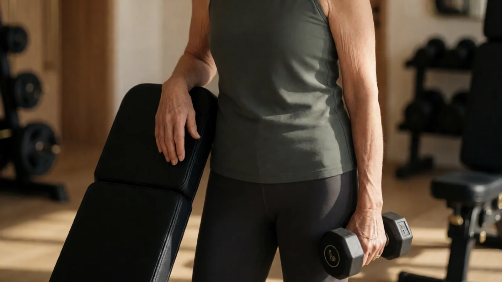 Sixty-eight, and off the chair-stand test — coached training at Woodside Fitness, Woodside NY